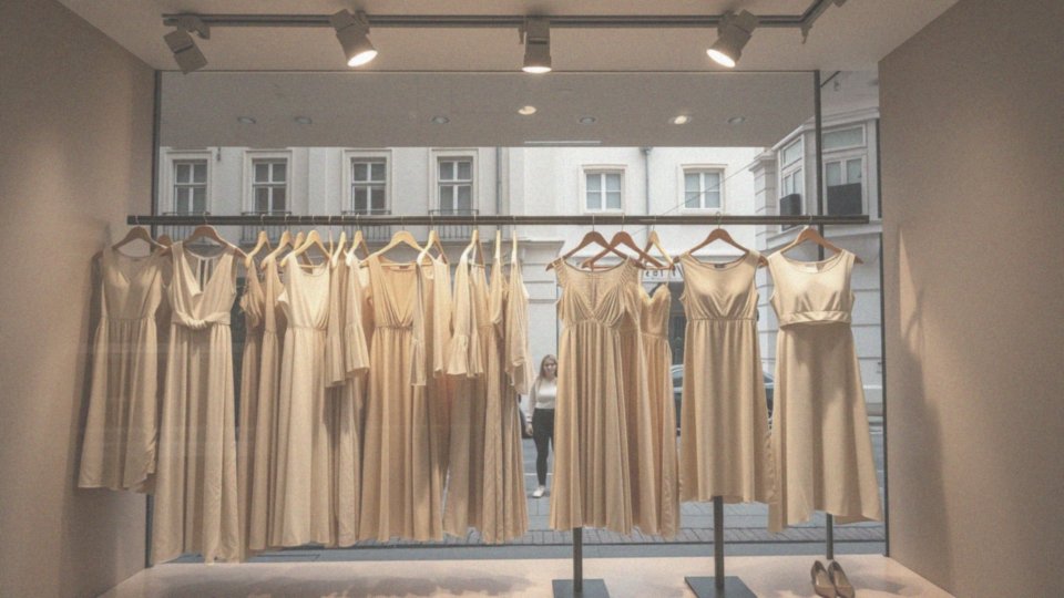 Czy beżowa sukienka jest elegancka na wesele?