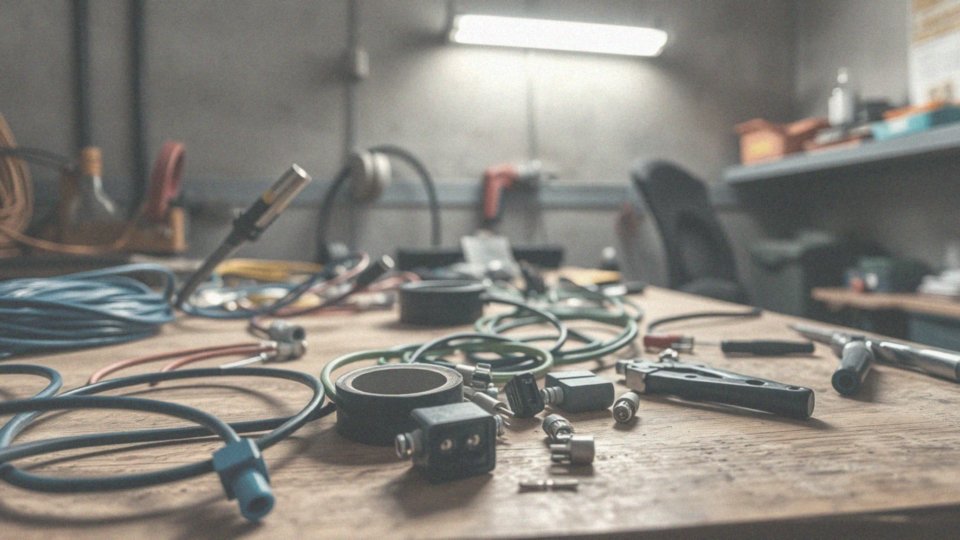 Jakie przewody i złącza są potrzebne do podłączenia lamp?