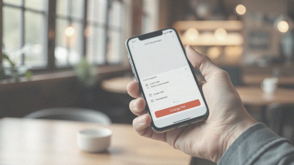 Jak zmienić PIN do karty bankowej w aplikacji mobilnej?