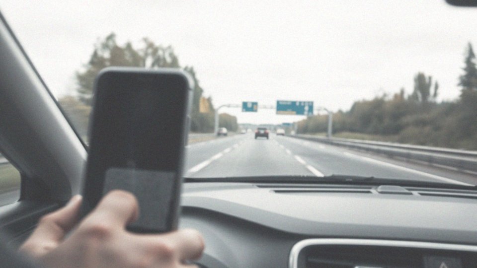 Jakie akcje są podejmowane w celu zwiększenia świadomości o zagrożeniach przy używaniu telefonów podczas jazdy?